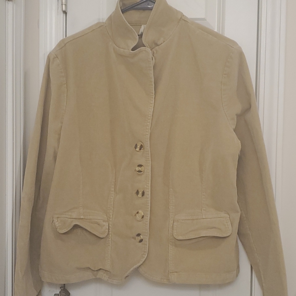 St.  John's Bay Tan Blazer Coat XL